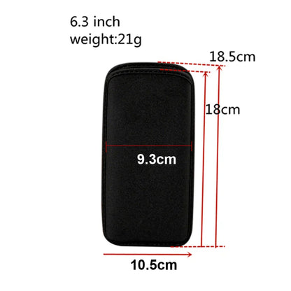 Universal Neoprene Protective Cover Phone Bag For iPhone 16 15 14 Pro Max Samsung Xiaomi Huawei Power Bank Shockproof Case Pouch