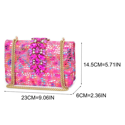 Women Nigerian Italian Shoes and Bags Set with Rhinestone Shoe and Bag Set for Nigeria Party Italy Crystal Butterfly-knot Shoes