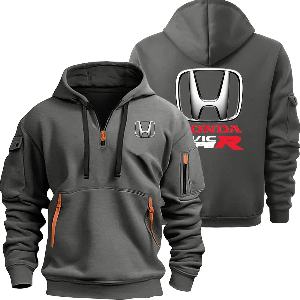 Men's Half-Zip Hoodie Spring Men's Sportswear 2026 New Casual Sports Hoodie