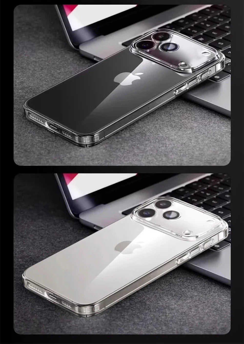 Clear Case For iPhone 17 Pro Max Anti-drop Transparent Cover Non-yellowing Shockproof Ultra Slim Cover Screen Protection
