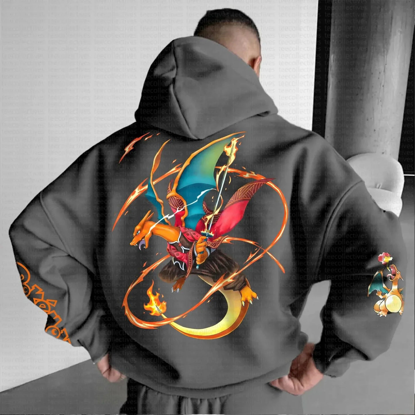 Parent-child Clothing Autumn Winter Japanese Hot-blooded Anime Classic Characters Comfortable Hoodie Men's Women's
