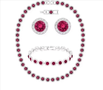 2025 New Classic Luxury Angel Set, Necklace, Bracelet, Earrings, Multi Functional and Beautiful - Valentine's Day Gift