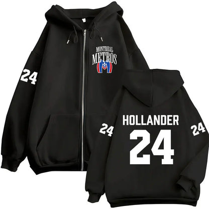 Heated Rivalry Shane Hollander‌ Ilya Rozanov Hollanov 24 81 Merch Zipper Hoodies Men Women Zip Up Sweatshirts Long Sleeve Jacket