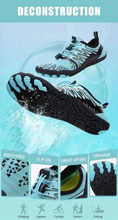 Men Women Barefoot Outdoor Sports Aqua Shoes Quick-dry Beach Swimming Fitness Wading Hiking Cycling Water Sneakers shoes