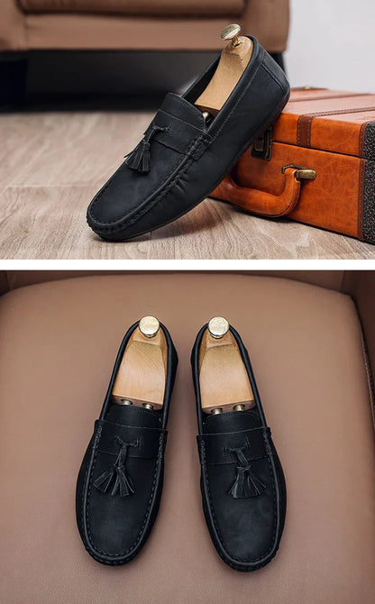 Outdoor Fashion Men's Casual Shoes Comfortable Male Loafers Non-slip Walking Sneakers Breathable Flats Driving Shoes Lazy Shoes