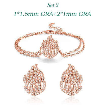 Certified Full Moissanite Bracelets for Women Men S925 Sterling Silver Plated 18k Jewelry Haesh Sheli By ShiranAloni