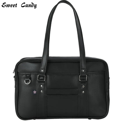 Briefcase high Students Bag Schoolbags Shoulder Bags14-16inch Laptop Bag's Messenger Bags Office HandbagPU Leather tote bag