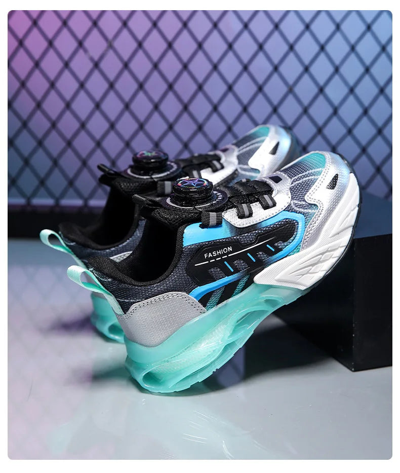 New Children Casual Shoes Four Seasons Kids Mesh Sneaker Non-slip Basketball Sports Shoes Boys Girls Sneaker Outdoor Shoes