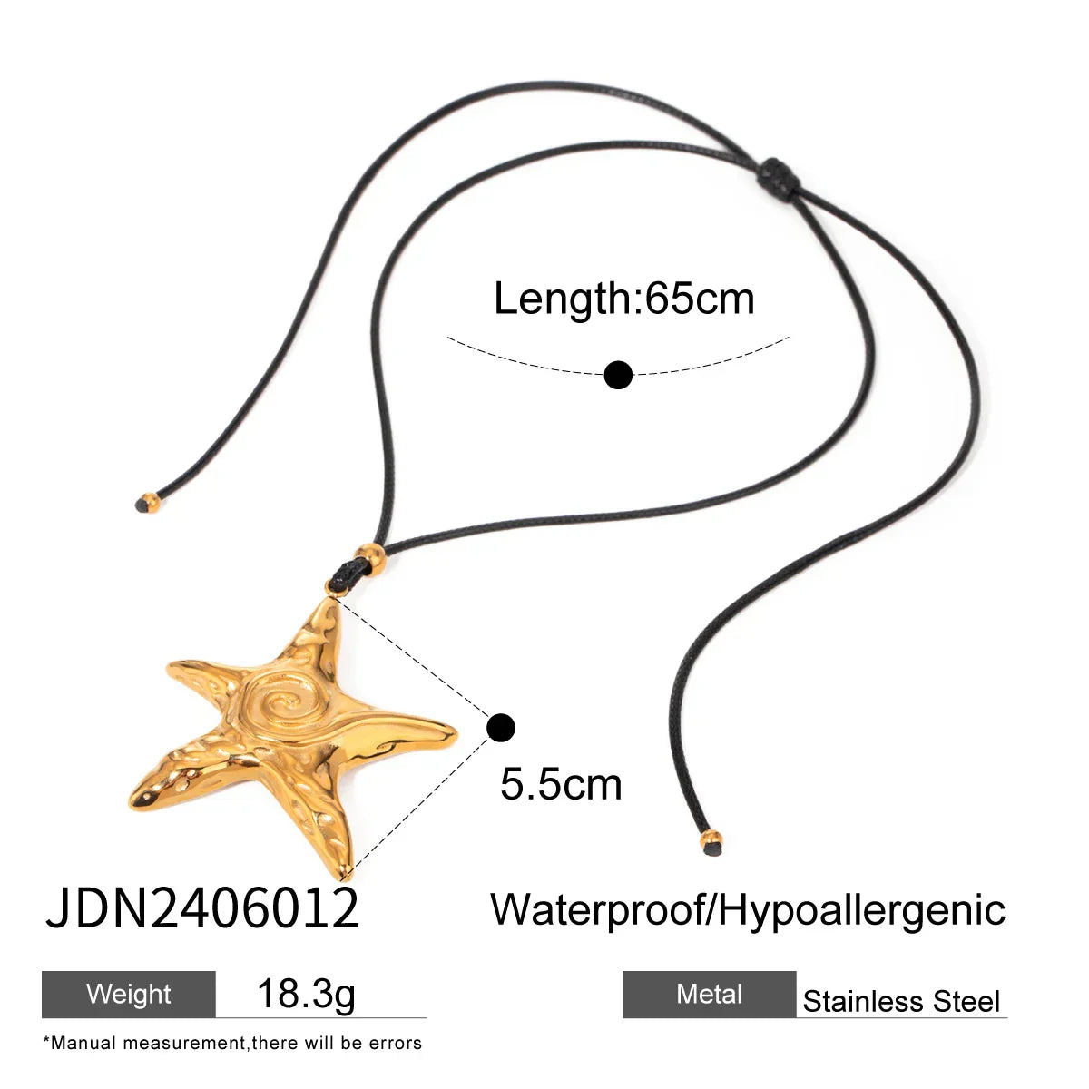 Waterproof Stainless Steel Micro Trend Cord Necklaces Women Statement Metal 18K Gold Plated Trendy 2024 Jewelry collares