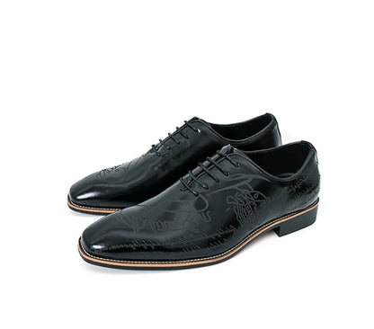 White Elegant Men Dress Shoes Leather Oxford Shoes Man Business Formal Shoes Design Social Shoes Male apatos para hombre