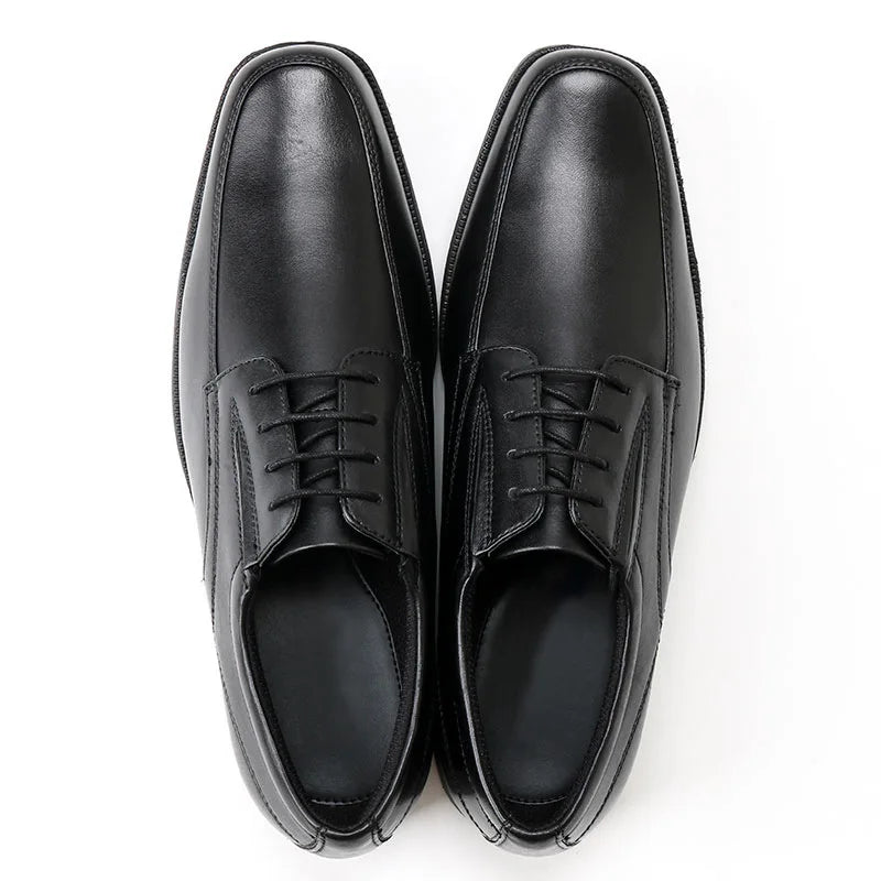 Sapatos femininos casuais de couro, sapatos masculinos sociais de tamanho grande, mocassins slip-on com bico quadrado, sapatos casuais de couro polido à mão