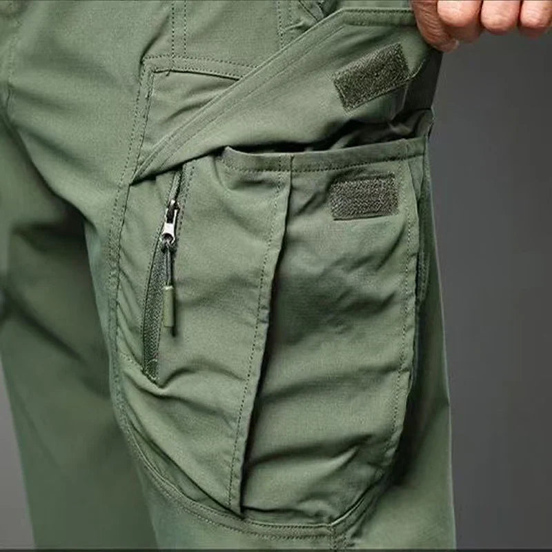 Men Elastic Military Spring Autumn Tactical Pants Camping Hiking Trekking Climbing Sharkskin Cargo Trousers Quick Dry Sports