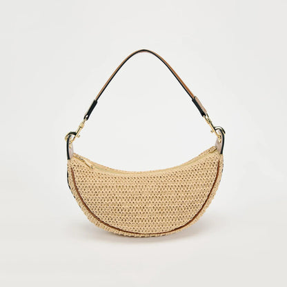Summer新款女包女士肩斜挎包 Armpit Bag Straw Bag Seaside Beach Bag Woven Bag