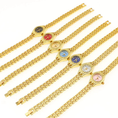 Women Bracelet Watch Mujer Golden Relojes Small Dial Quartz leisure Watch Popular Wristwatch Hour female ladies Elegant watches