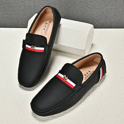Loafers Men Driving Shoes Casual Shoes Comfortable Classic PU Leather Loafers Business Shoes Slip on Walking Men Loafers Shoes