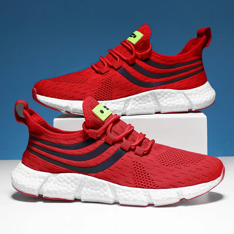 Men Shoes Breathable Classic Running Sneakers for Man Outdoor Light Comfortable Mesh Shoes Slip on Walking Shoes Tenis Masculino