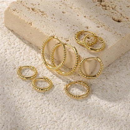 1pair 925 Sterling Silver Hoop Earring 6/7/8/13mm Circle Round Huggies for Women Men Ear Ring Bone Buckle Fashion Jewelry