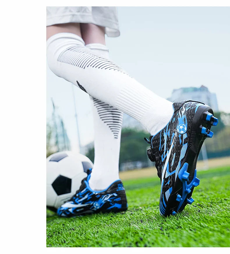 New Men Kids Soccer Shoes Football Boots Ultralight Match Grass Boys Professional Cleats Non-Slip Training Shoes Drop Shipping