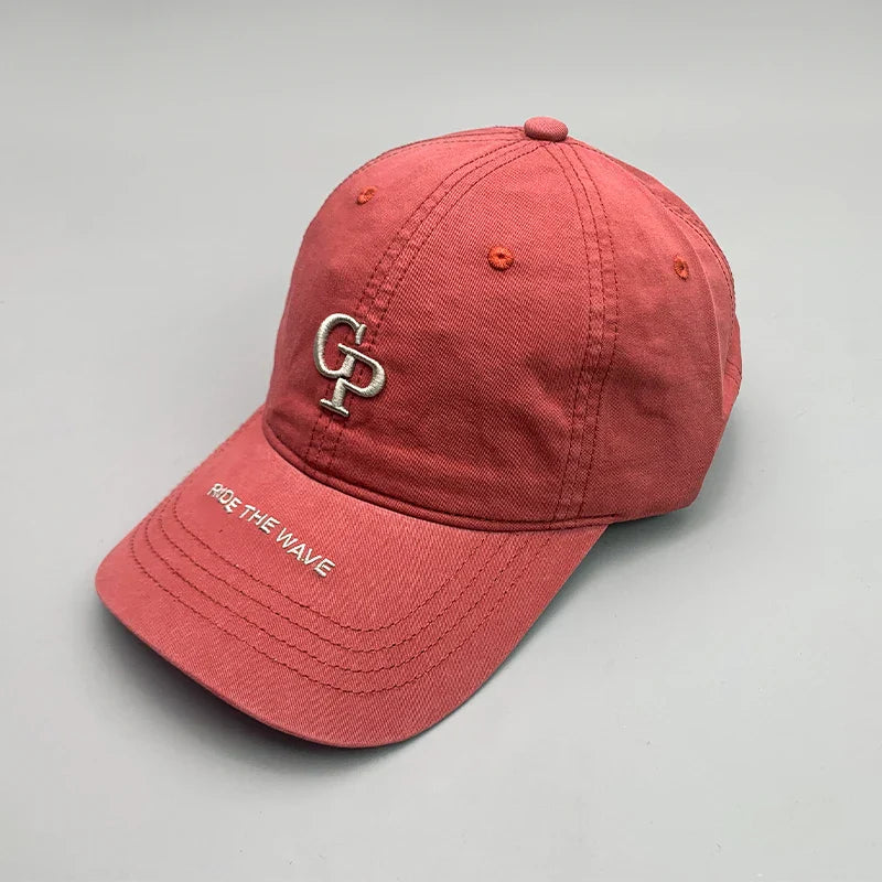 High-quality Letter Embroidery Kpop Men Women Baseball Hats Cotton Casual Ins Comfortable Unisex Fashion Sport Streetwear Caps