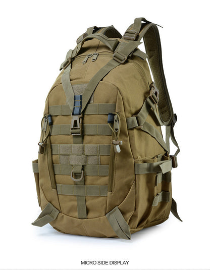 40L Tactical Backpack for Men Camping Hiking Backpacks Reflective Outdoor Travel Bags Survival Molle Climbing Rucksack Bag