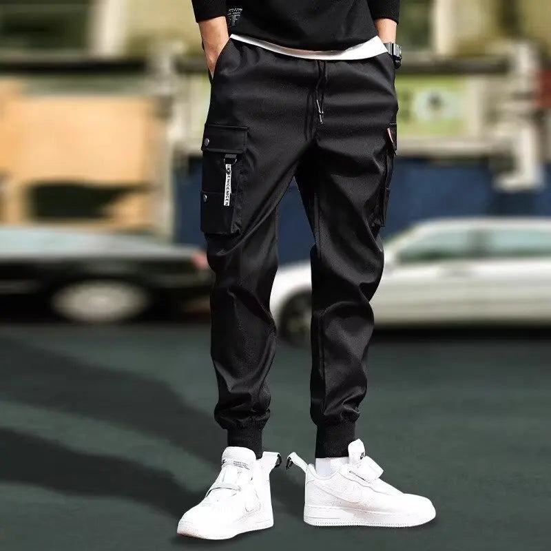 New Multi Pockets Harem Pants Trousers Fashion Streetwear Men's Hip Hop Casual Male Track Pants Joggers  5XL extra large