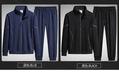 Unisex Jogging Suit MEN Plus Size 6XL 7XL 8XL Men's Tracksuit Suit New Arrive Tracksuit Mens Casual Solid Solor Sweatpant Set