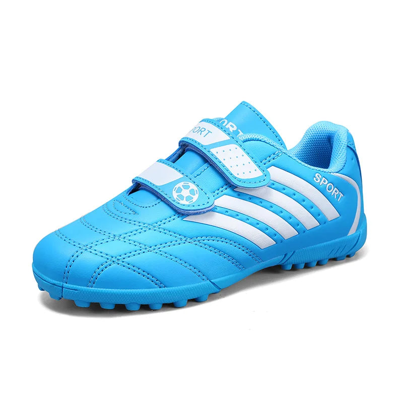 Green Children Turf Soccer Shoes Cheap Football Cleats Training Football Boots Kids Futsal Shoes Sneaker for Boy botas de fútbol