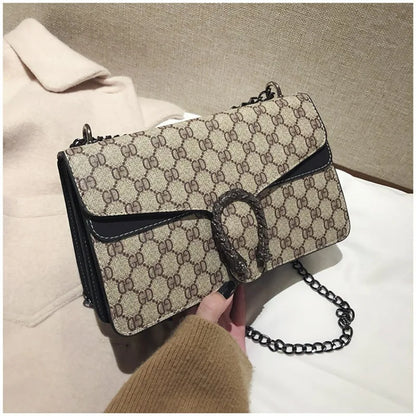 2025 New Trendy Fashion Dionysus Bag Vintage Print Mini Shoulder Crossbody Chain Bag for Women