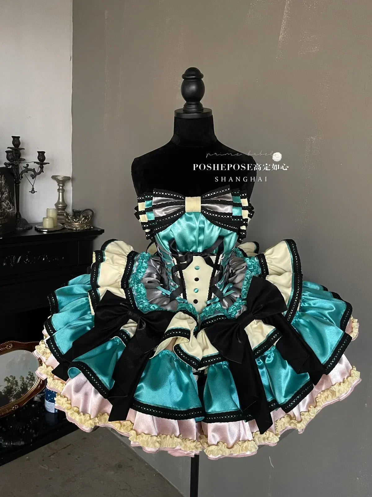 Girls Birthday Lolita Dress 2024 Spring and Summer Women's Tube Top Satin Bowknot Slim Pettiskirt Short Mini Party Dress