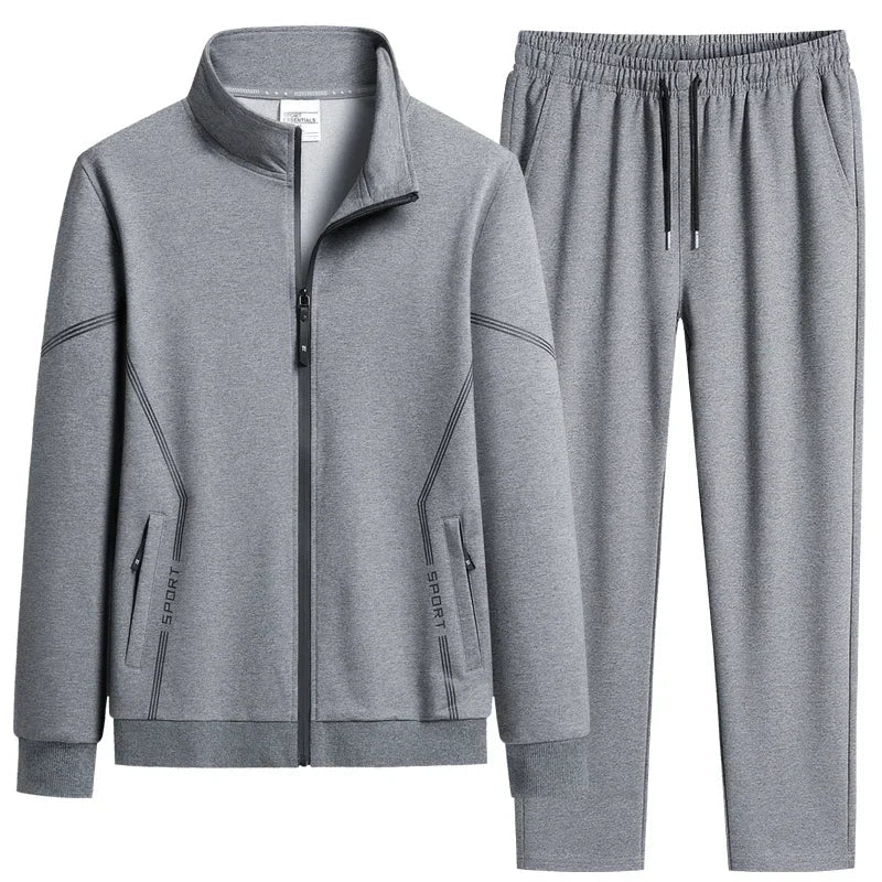 Unisex Jogging Suit MEN Plus Size 6XL 7XL 8XL Men's Tracksuit Suit New Arrive Tracksuit Mens Casual Solid Solor Sweatpant Set