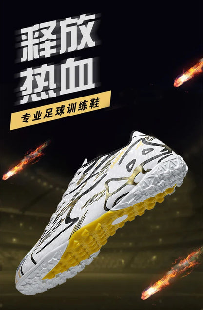 Soccer Shoes Child Football Shoes Outdoor Non-Slip Futsal Shoes Kids Sneakers Boys Low-cut Lightweight Children's Sports Shoes
