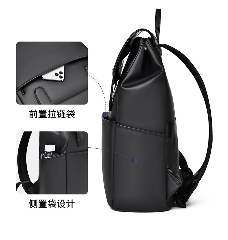 Cross-border New Men's Backpack High-end Casual Versatile Business Laptop Bag Daily Commute Large Capacity Backpack