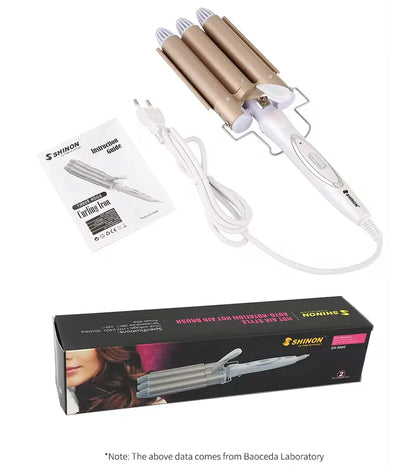 Professional Hair Tools Curling Triple Barrel Hair Styler Hair Curlers Electric Curling Hair Waver Styling Tool