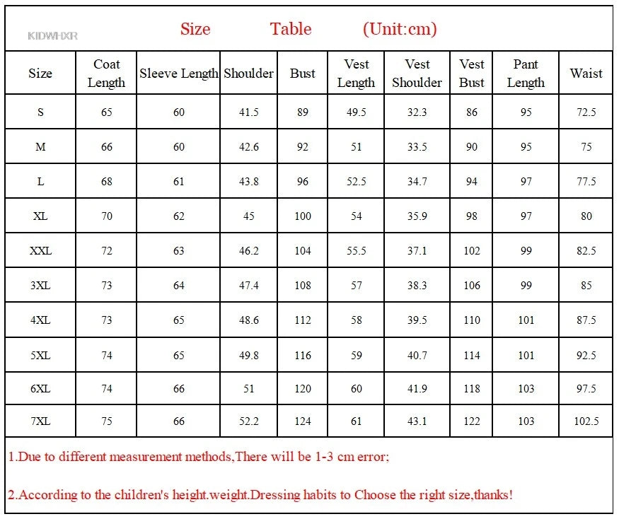 Man Suit Outfit Double-breasted Blazer Men V-neck Vest Straight-leg Pant Male Slim Business Wedding Three-piece Set
