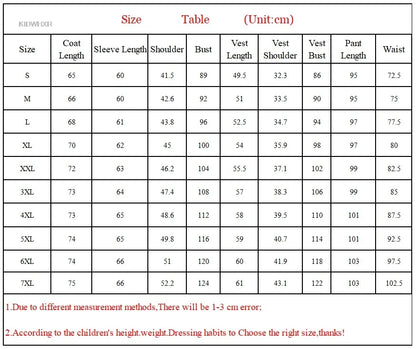 Man Suit Outfit Double-breasted Blazer Men V-neck Vest Straight-leg Pant Male Slim Business Wedding Three-piece Set