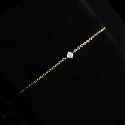 GRA Certified D VVS1 Moissanite Bracelets for Women 14-20cm Dainty Matching s925 Sterling Silver Plated 18k Bracelet