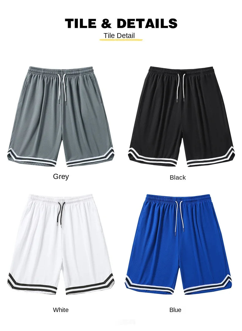 Shorts, Men's Casual Pants, Sports Basketball Pants, Capri Pants, Loose Outdoor