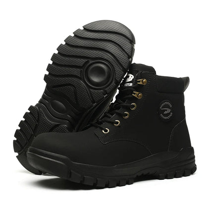 New Design Waterproof Safety Shoes Men Work Sneaker Steel Toe Shoes Puncture Proof  Safety Boots Male Lightweight Work Shoes