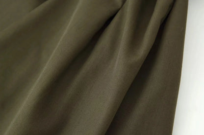 Spring Summer Vintage Women Dress Fashion Single Breasted Sashes Draped V Neck Sleeveless Chic Brown Ladies Dresses