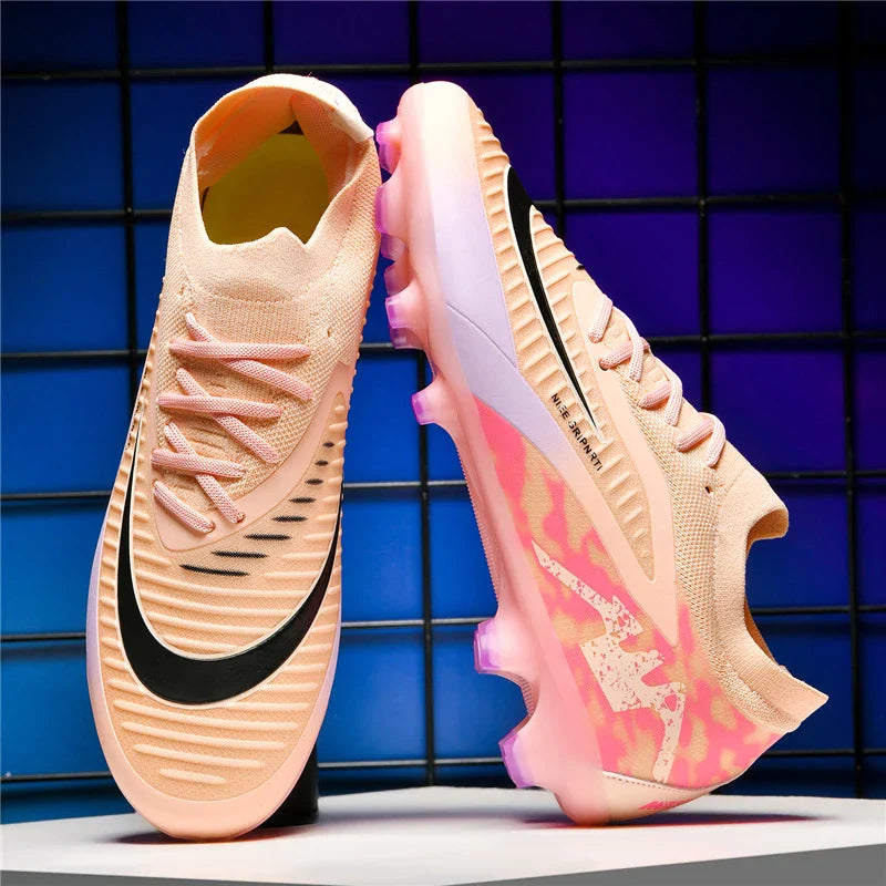 FG Mens Soccer Shoes High Quality Turf Soccer Cleats for Sneakers Training Football Boots Chuteira Campo 35-45