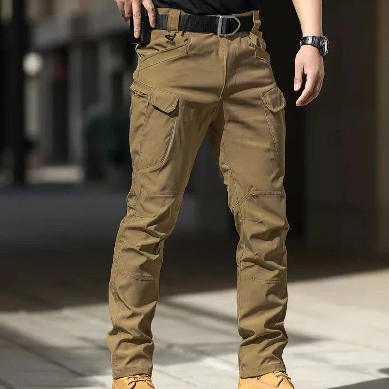 Men Elastic Military Spring Autumn Tactical Pants Camping Hiking Trekking Climbing Sharkskin Cargo Trousers Quick Dry Sports