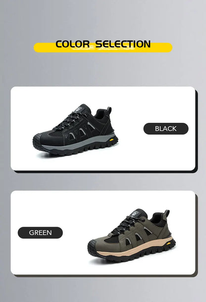 Steel Toe Safety Shoes Men Work Safety Boots Lightweight Breathable Comfortable Sneakers Men Boots Slip-resistant shoes