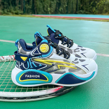 Kids Sneakers Breathable Mesh Sports Shoes for Children Boys Lightweight Basketball Shoes 2025 New Casual Sneakers Boys Trainers