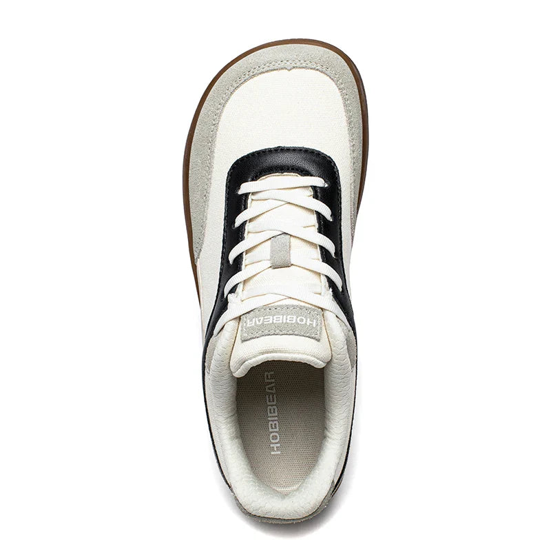 Unisex Wide Toe Sneakers Women Men Minimalist Non Slip Shoes Lace Up Mesh Casual Sneaker