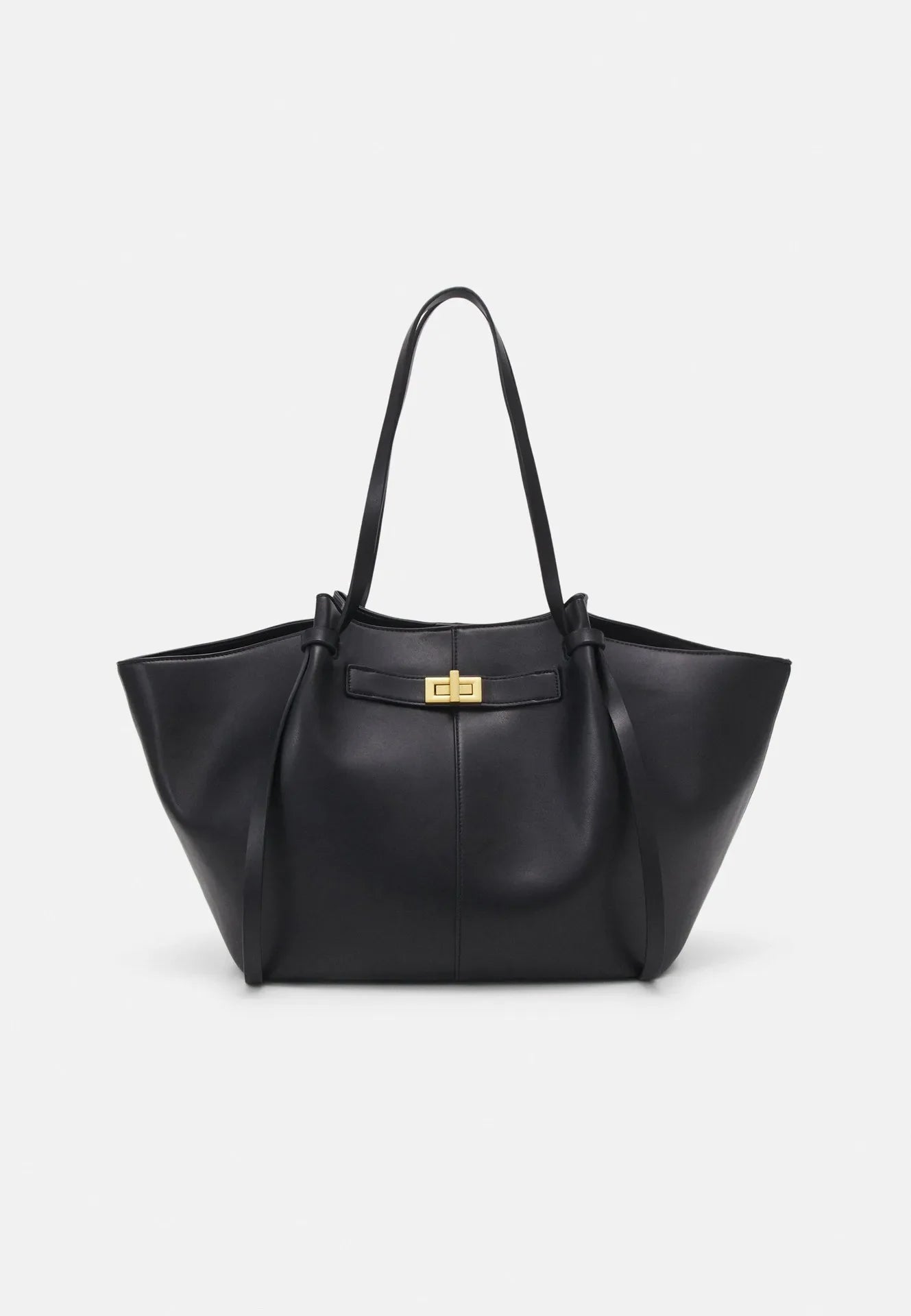 Fashion Large Capacity Trapeze Bag Designer Chic Lock Women Shoulder Bags Luxury Pu Leather Handbags Trend Underarm Bag 2025