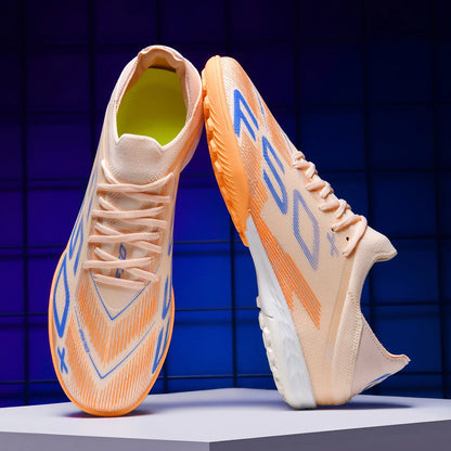 F50+ High Quality Mens Football Boots Boys Training Studded Fast Soccer Cleats Outdoor Non Slip Football Shoes Chuteira Campo