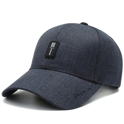 Men Fashion Wild Sunshade Sun Protection Black Baseball Cap For Winter Women Sport Cotton Warm Hats Male Kpop Bone Unisex C35
