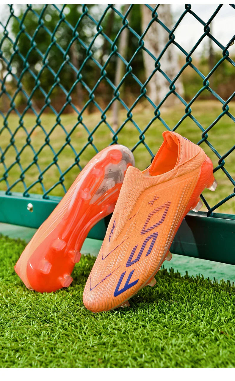New Men Sneakers Match Grass Cleats High-quality Soccer Shoes Futsal Football Boots Non-Slip Indoor Hot-selling High-top Outdoor