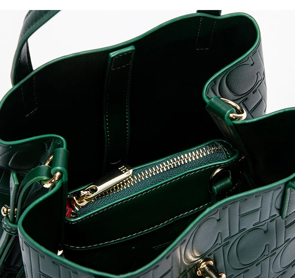 Classic Simple Solid Color Women's New 2024 Large Capacity Handbag Letter Element Women's Handbag