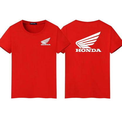 2026 Racing HRC Summer New Men's Fashion 100% Cotton T-Shirt Street Casual Top
